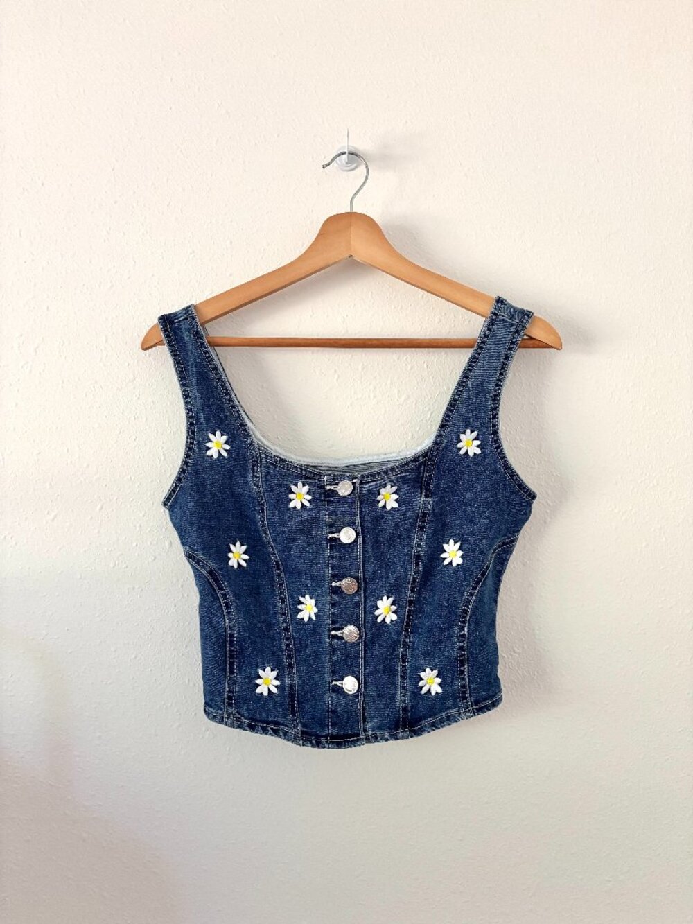 Daisy Denim Vest